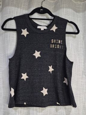 Spiritual GANSTER x Equinox Shine Bright Star Print Tank Top - Dark Gray